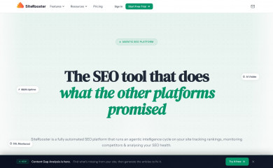 siterooster.com screenshot