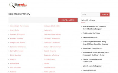 siteseek.net screenshot
