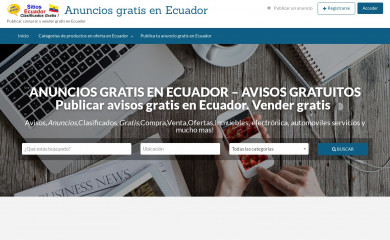 sitiosecuador.com screenshot
