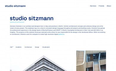 sitzmann.studio screenshot