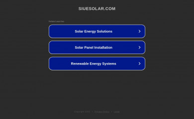 siuesolar.com screenshot