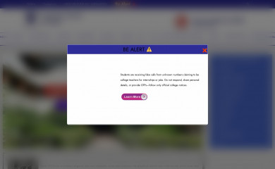 sivanathsastricollege.org screenshot