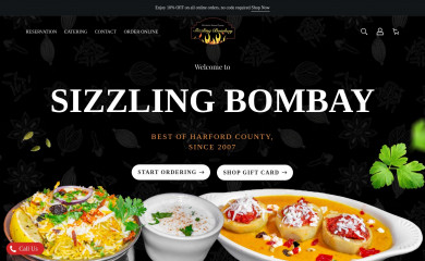 sizzlingbombay.net screenshot