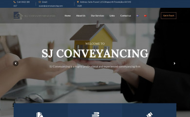 sjconveyancing.com.au screenshot