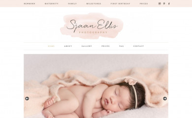 sjaanellisphotography.com screenshot