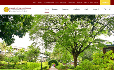 sjp.ac.lk screenshot