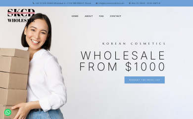 skcosmeticsdirect.com screenshot