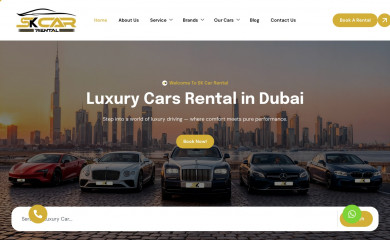 skcarrental.ae screenshot