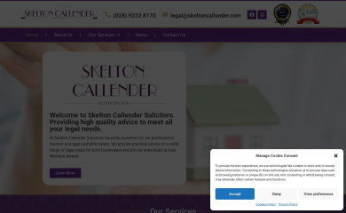 skeltoncallender.com screenshot