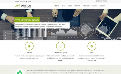 skeleton.cz screenshot