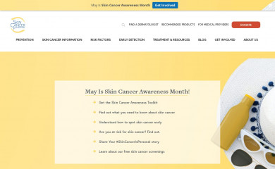 skincancer.org screenshot