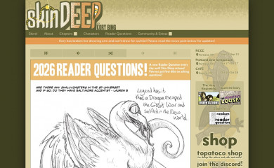 skindeepcomic.com screenshot