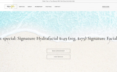skinglow-medspa.com screenshot