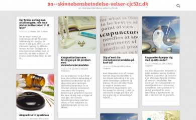 skinnebensbetændelse-øvelser.dk screenshot