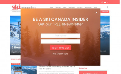 skicanadamag.com screenshot
