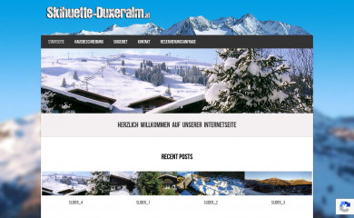 skihuette-duxeralm.at screenshot
