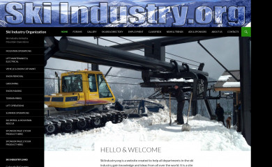 skiindustry.org screenshot