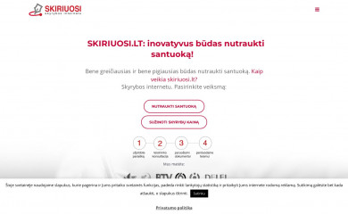 skiriuosi.lt screenshot