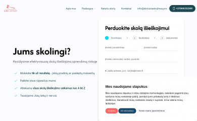 skoluisieskojimas.pro screenshot