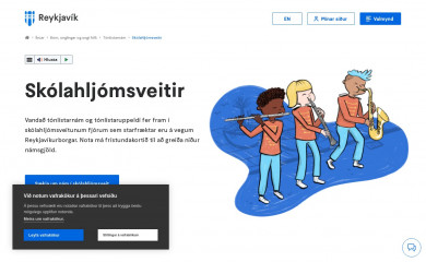skolahljomsveitir.is screenshot