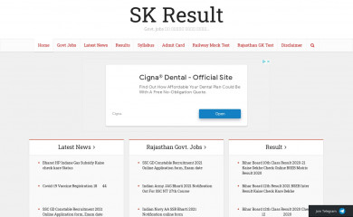 skresult.com screenshot