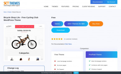 Bicycleshop screenshot