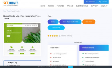 https://www.sktthemes.org/shop/free-herbal-wordpress-theme/ screenshot