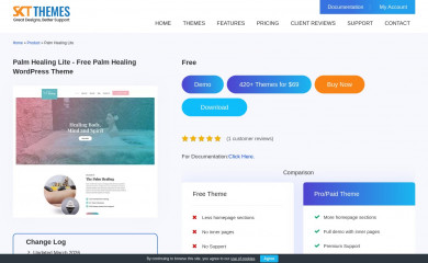 Palm Healing Lite screenshot