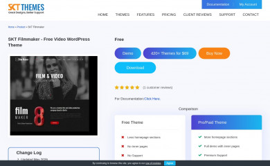 https://www.sktthemes.org/shop/free-video-wordpress-theme/ screenshot