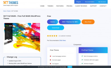 SKT Full Width screenshot