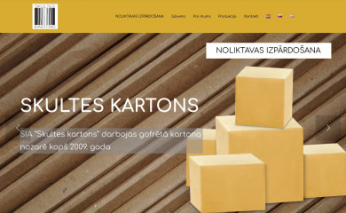 skulteskartons.lv screenshot
