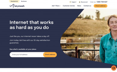 skymesh.net.au screenshot