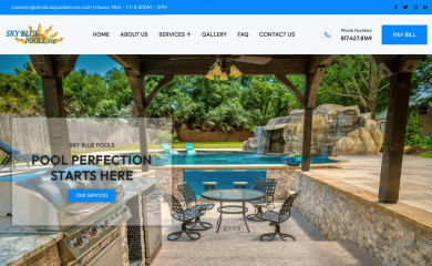 skybluepoolservice.com screenshot