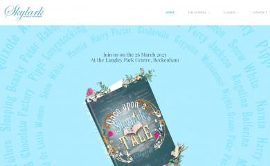 skylarkdance.com screenshot