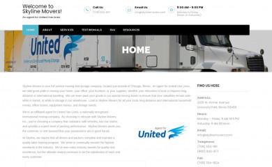 skylinemovers.com screenshot