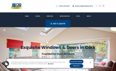 skywindows.ie screenshot