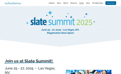 slatesummit.org screenshot
