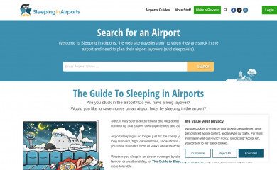 sleepinginairports.net screenshot