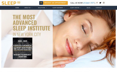 sleepmdnyc.com screenshot