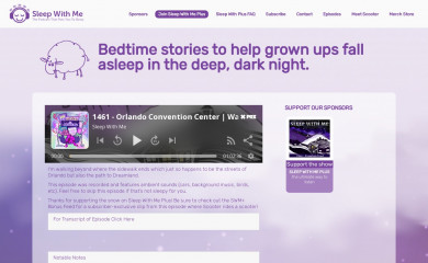 sleepwithmepodcast.com screenshot