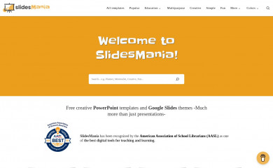 slidesmania.com screenshot