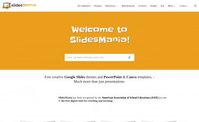 slidesmania.com screenshot