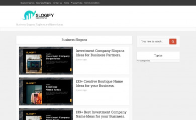 slogify.com screenshot
