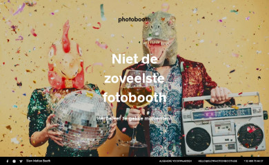slowmotionbooth.be screenshot