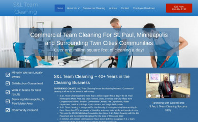 slteamcleaning.com screenshot