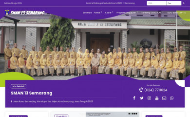 sma13smg.sch.id screenshot