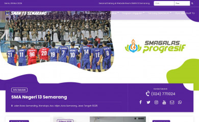 sma13smg.sch.id screenshot