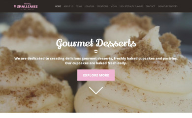 smallcakesofnebraska.com screenshot