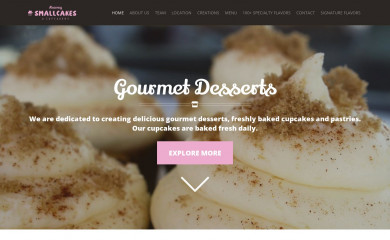 smallcakesofnebraska.com screenshot