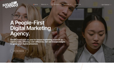 smallcrowd.agency screenshot